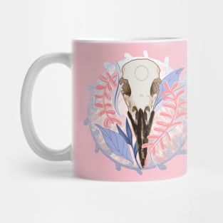 Bird Skull Wreath Mug